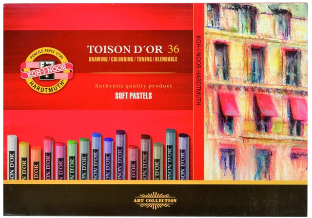 Koh-I-Noor Gioconda Pastelkrijt Toison, 36 kleuren