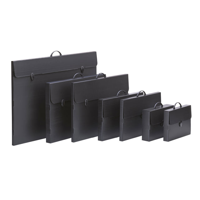 Tekenkoffer Favorit Every Line 1010x720x30mm zwart, weerbestendig polypropyleen - 4