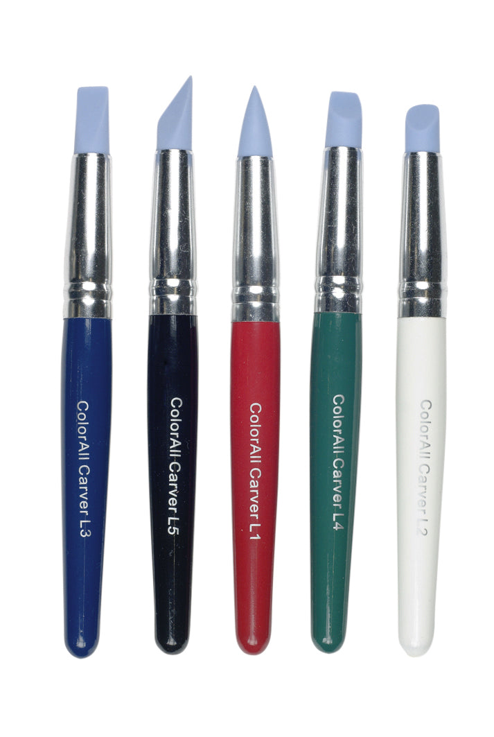 Collall Carver Set Groot 5 Stuks met Rubber Vormpjes
