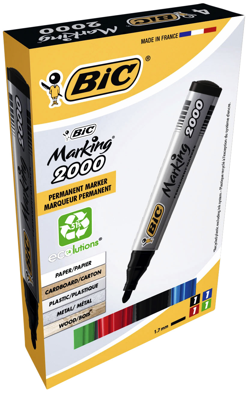 BIC 2000 ecolutions Rondo Viltstift Assortiment
