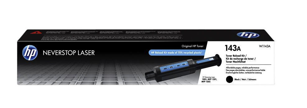 HP W1143A 143A Zwart Navulcartridge voor Hoge Capaciteit