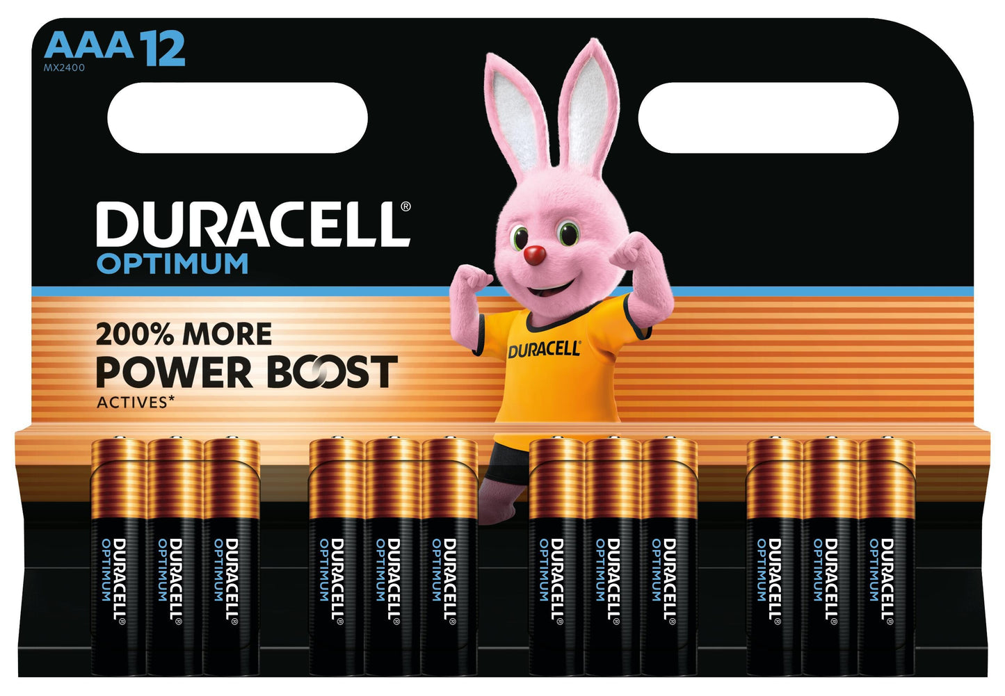 Duracell Optimum AAA alkaline batterijen 12 stuks