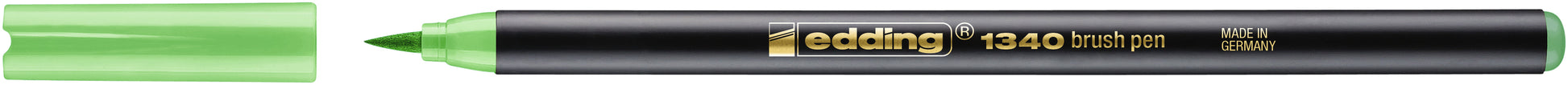 Edding 1340 Lichtgroene Brushpen voor Letteren en Illustraties