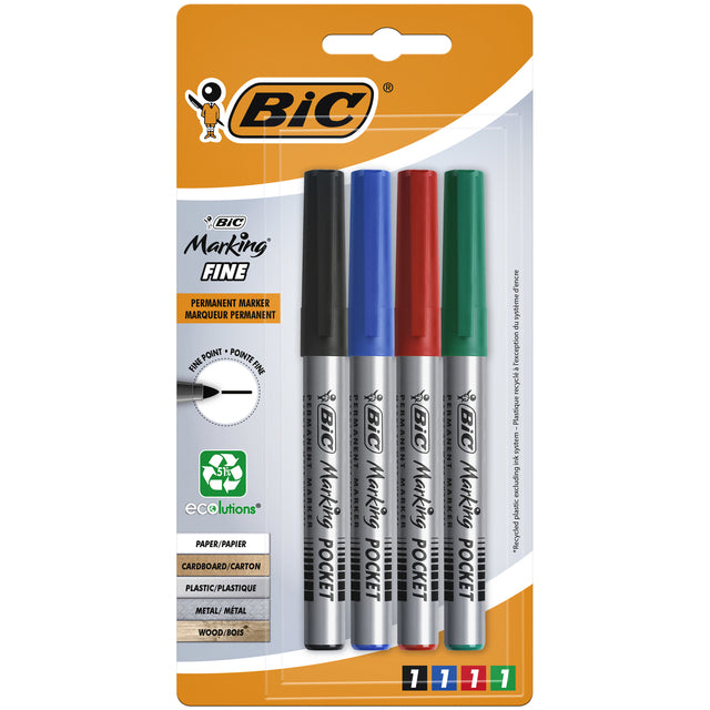 BIC ecolutions Rond F Viltstift Assorti