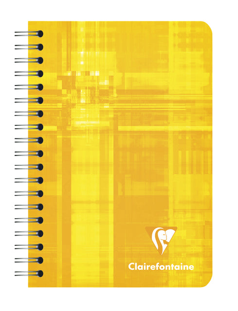 Notitieboek Clairefontaine 95x140 mm geruit 5x5, assorti kleuren - 2