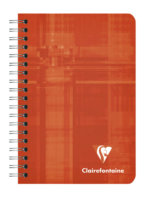 Notitieboek Clairefontaine 95x140 mm geruit 5x5, assorti kleuren - 4