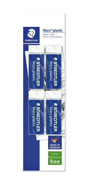 Staedtler Mars 52650 Premium Plastic Gum 65x23x10mm