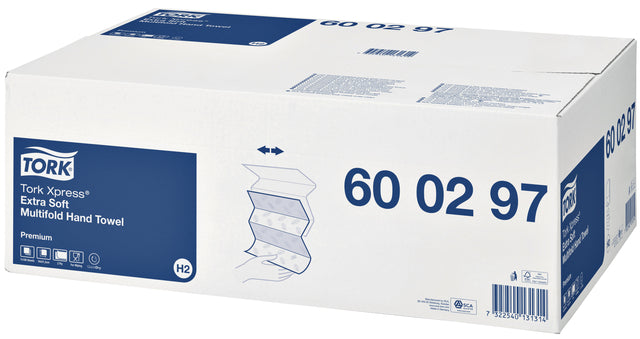 Tork Express H2 Multifold Handdoek 600297 Wit 2-laags - 3
