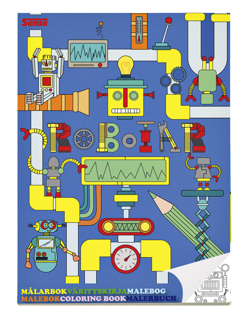 Kleurboek Sense Robot voor Volwassenen