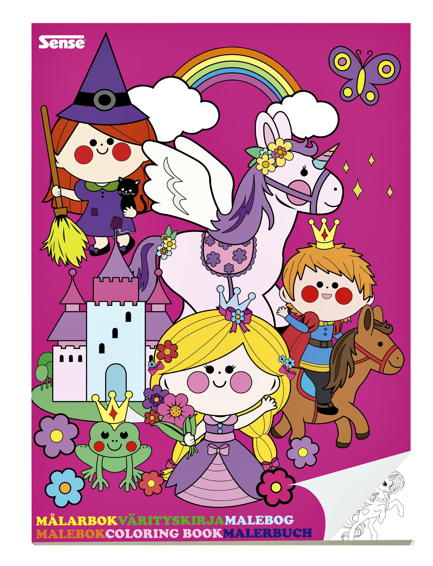 Kleurboek Sense Prinsessen voor uren kleurplezier