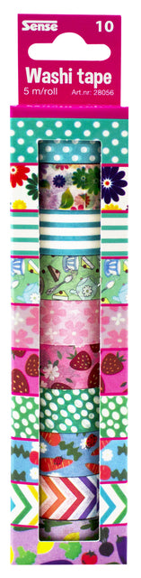 Sense Washi Tape Assortiment met Verschillende Prints