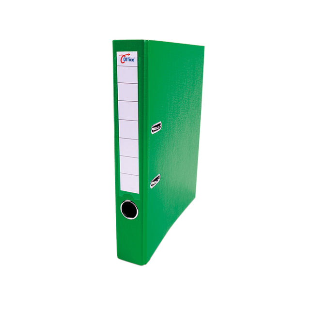 Ordner Office A4 smal groen 50mm met hefboommechaniek