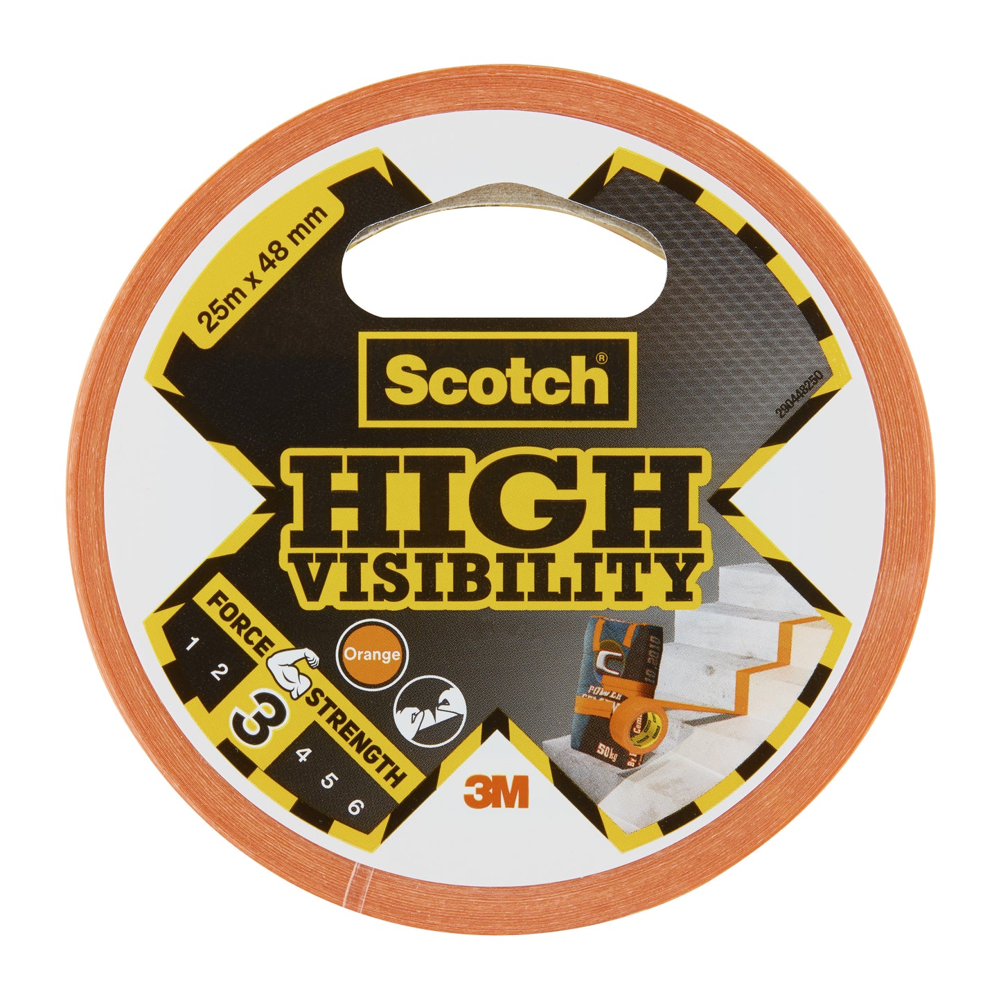 Scotch High Visibility Duct Tape 48mmx25m oranje voor zichtbaarheid - 2