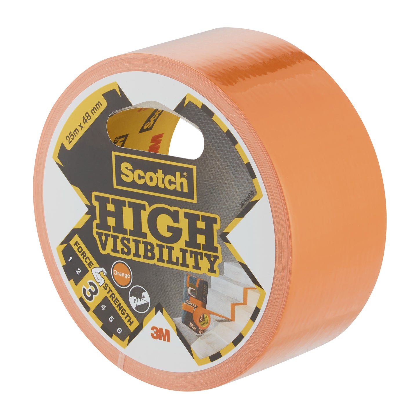 Scotch High Visibility Duct Tape 48mmx25m oranje voor zichtbaarheid - 3