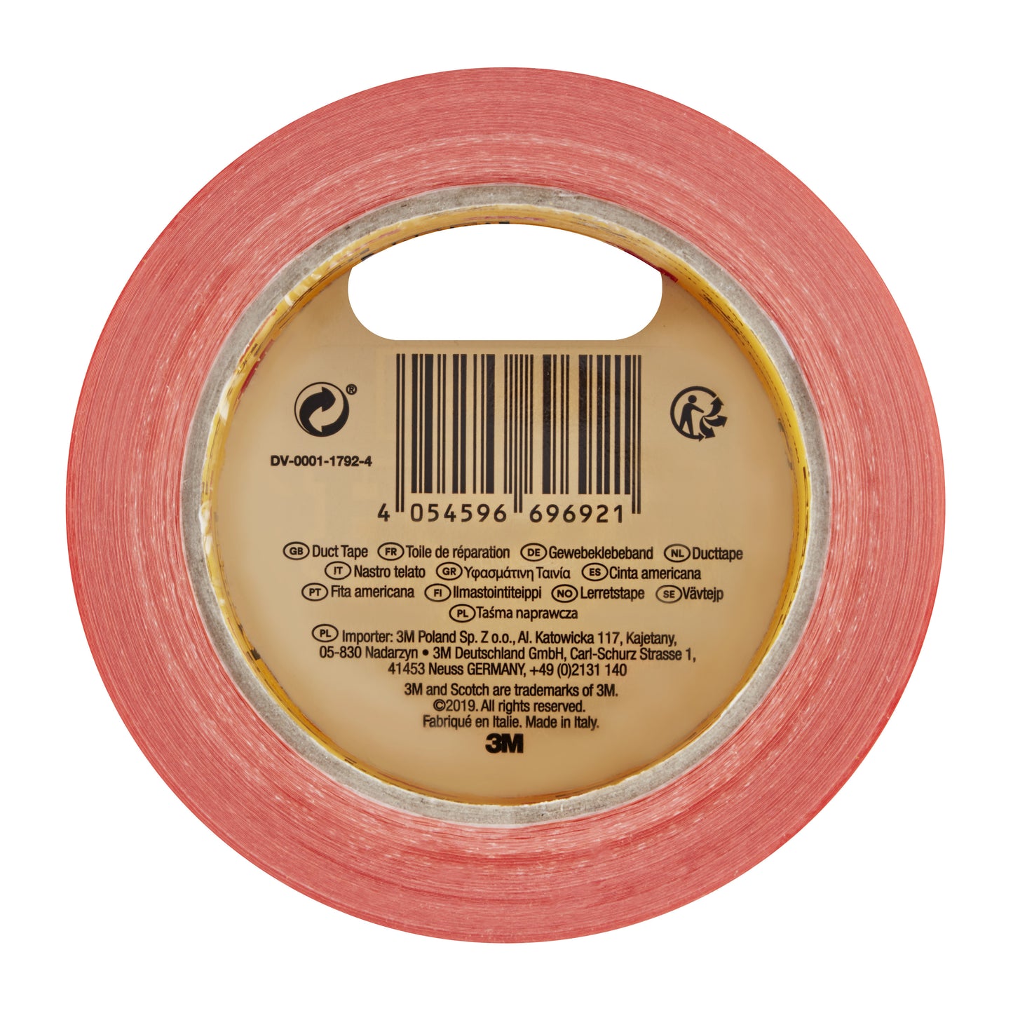 Scotch High Visibility Duct Tape 48mmx25m oranje voor zichtbaarheid - 4