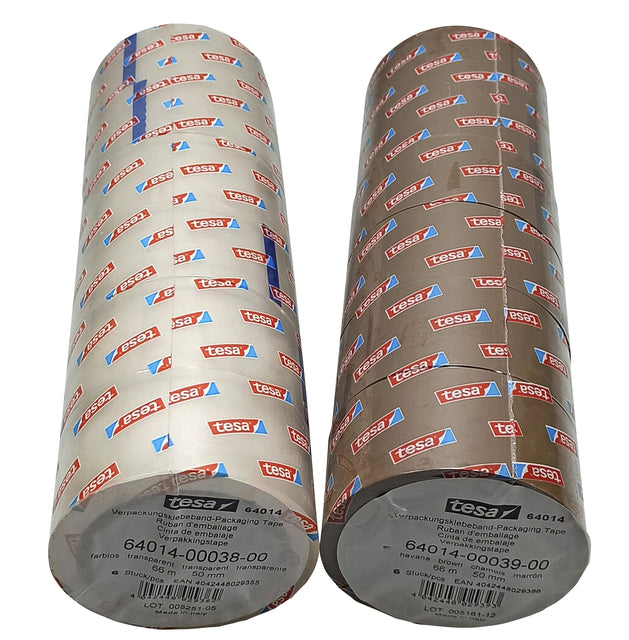Verpakkingstape Tesa 64014 50mmx66m transparant - 4