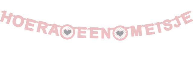 Letterslinger Haza 'HAA HEE HEE' roze