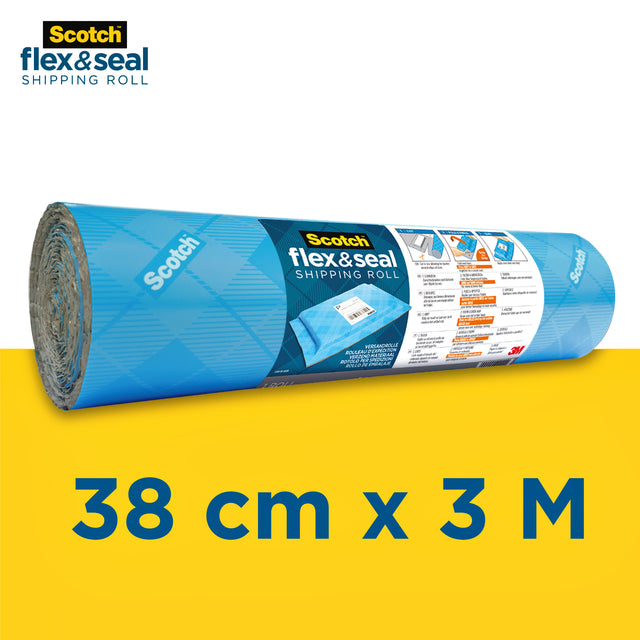 Verpakkingsrol Scotch Flex Seal 38cm x 3m - 4