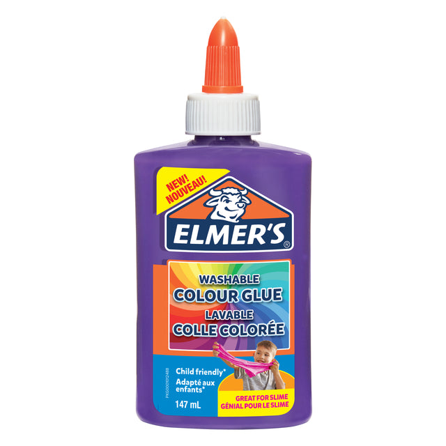 Elmer's Opaque Gekleurde Lijm 147ml Paars voor Creatieve Projecten - 9