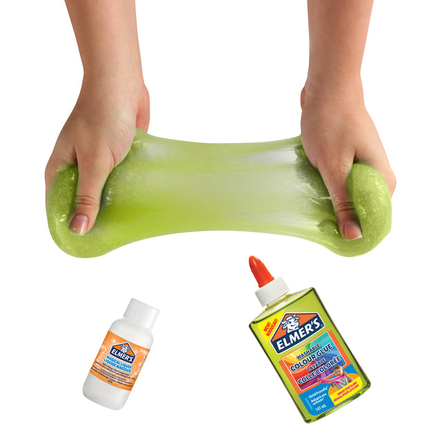 Elmer's doorzichtige kleurenlijm 147ml groen - 2