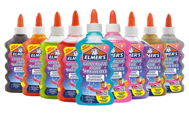 Elmer's Glitterlijm 177 ml oranje, glanzend en feestelijk - 7