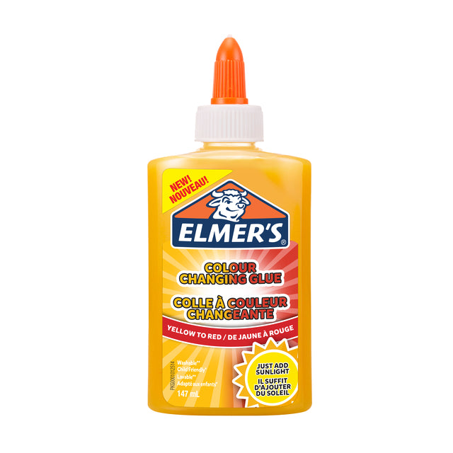 Elmer's Color Change Kinderlijm 147ml blauw naar paars - 4