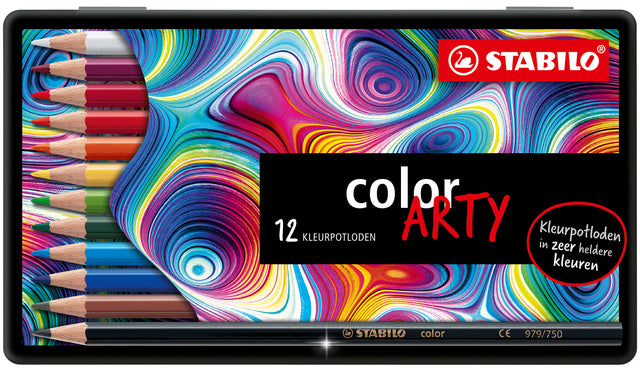 Kleurpotlood Stabilo 1812 Color Arty 12 Assorti