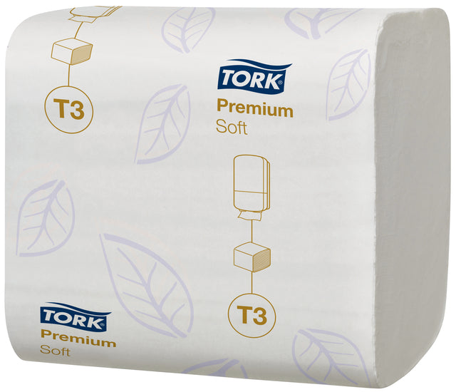 Tork T3 Premium Vouwtoiletpapier 2-laags 30 Bundels - 2