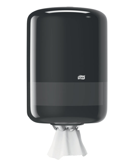 Poetspapierdispenser Tork Centerfeed M2 zwart