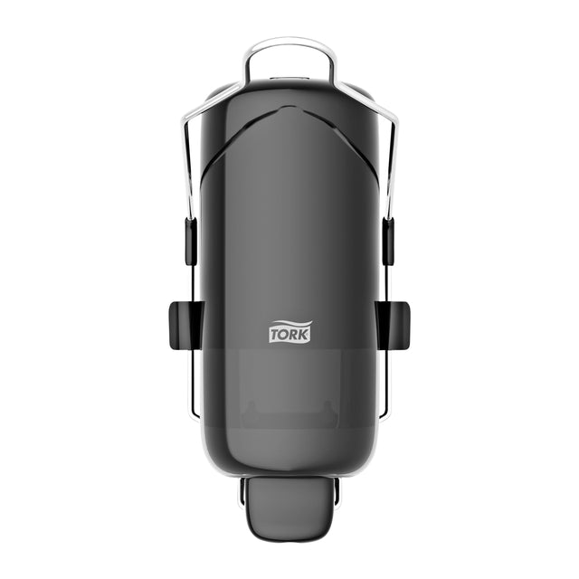 Tork S1 Vloeibare Zeep Dispenser, met armbeugel, Zwart, 135x165x350 mm