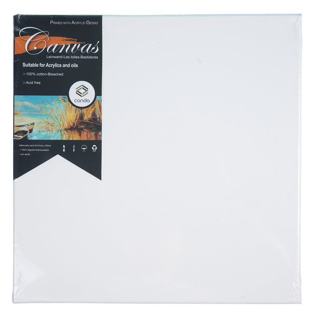 Canvas Conda 30x30 cm katoen, gebleekt