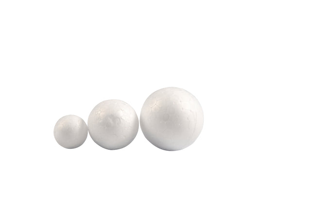Styropor Bal Crea Com 20-40mm, 12 stuks, wit