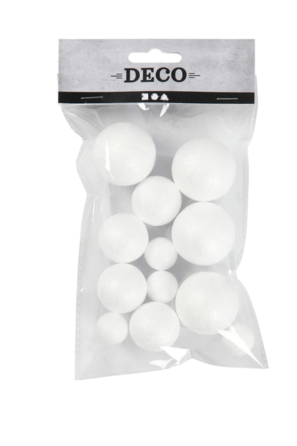 Styropor Bal Crea Com 20-40mm, 12 stuks, wit - 2