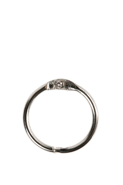 Boekbindersringen Creativ Company 19mm Zilver, set van 10