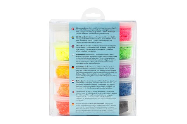 Foam Clay Boetseerklei, 10 x 35g in 10 kleuren - 4