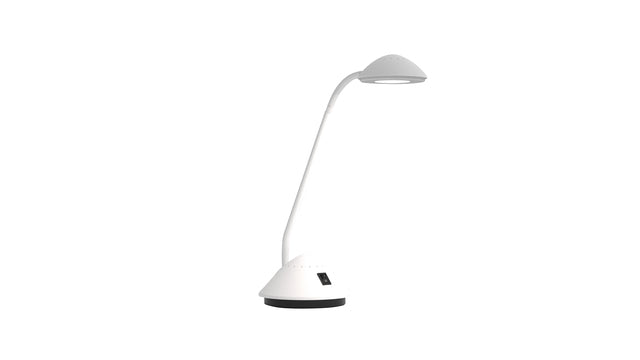 Bureaulamp Maul Arc LED wit met energiezuinige verlichting - 2