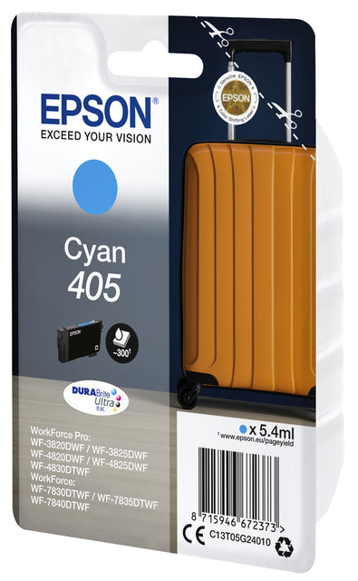 Epson 405 T05G24 Blauwe Inktcartridge