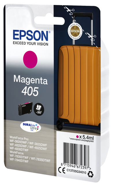 Epson 405 T05G34 Rood Inktcartridge