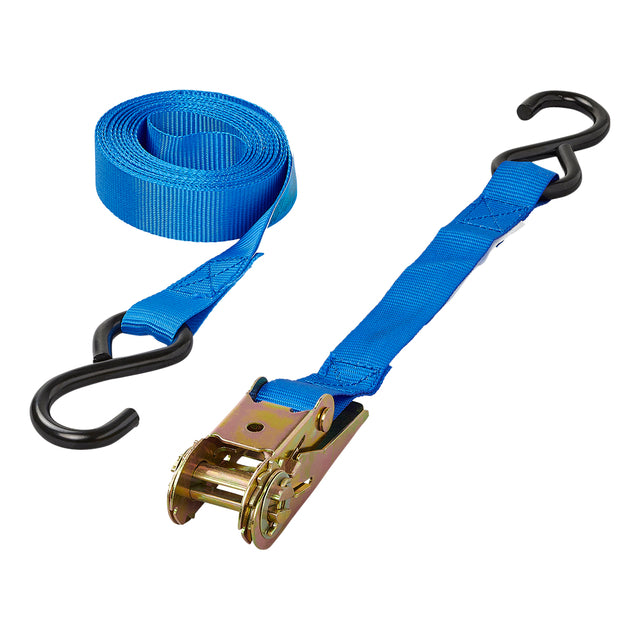 SPANBAND PROPLUS 5m 25mm met ratel en 2 haken (blauw) - 3