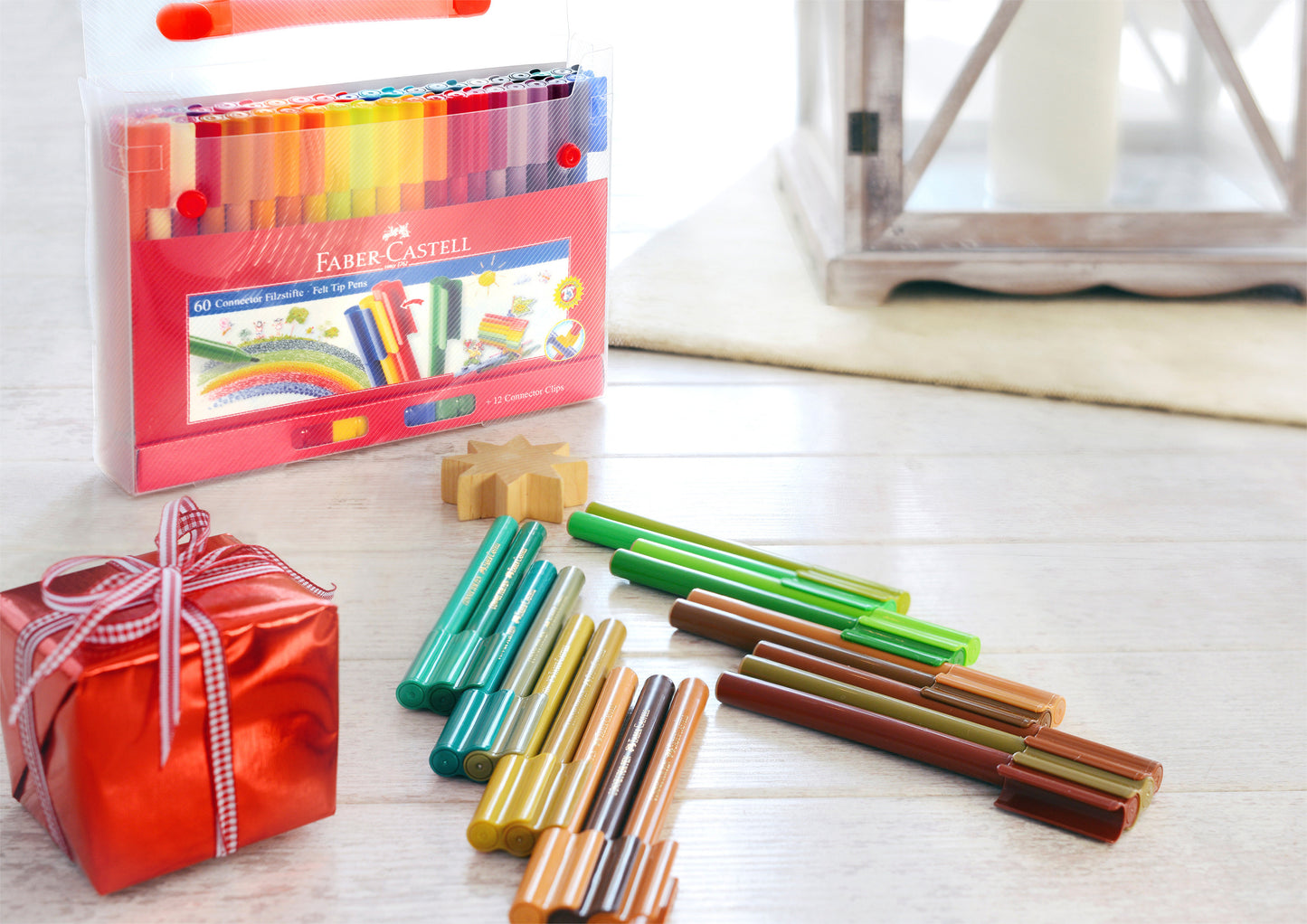 Faber-Castell Connector Kleurstiften Koffer, 60 Stuks
