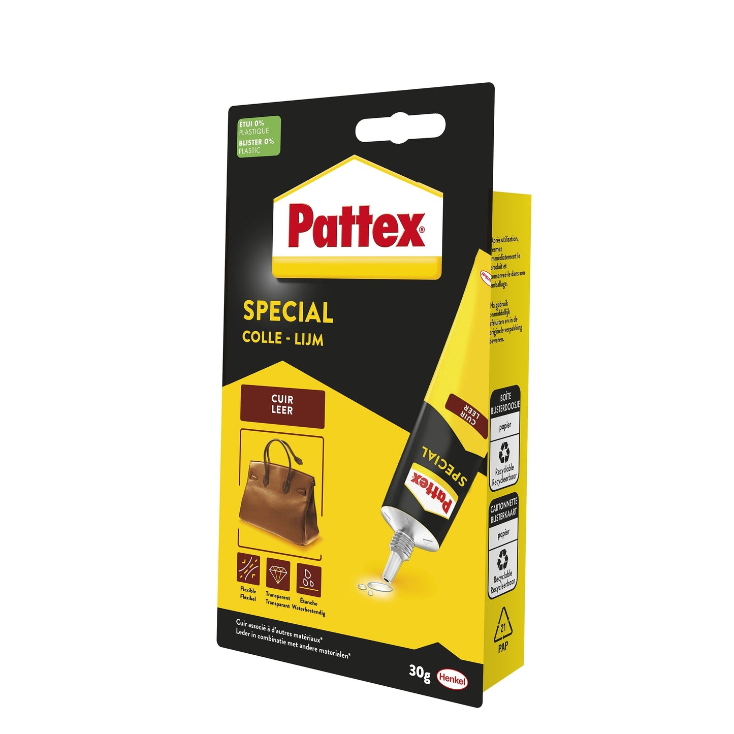 Pattex Leerlijm voor leer en kunstleer 30 g - 2