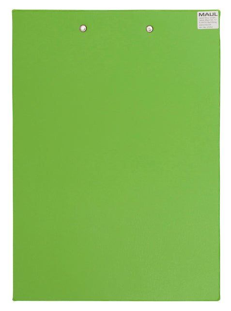 Neon groen klembord Maul A4 staand - 2