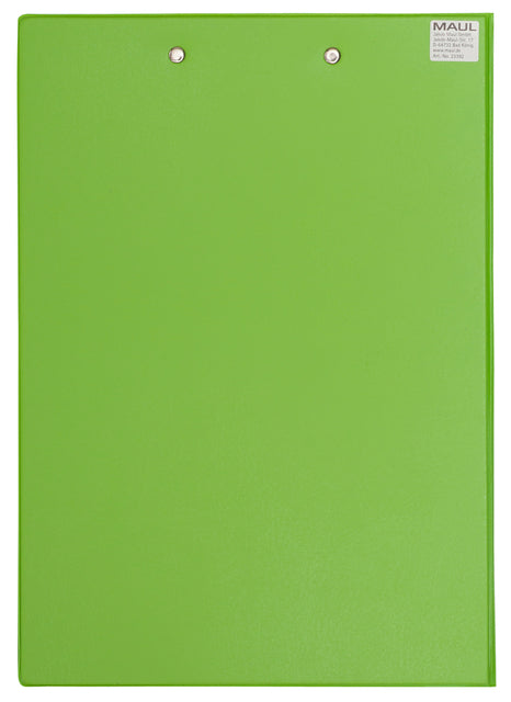 Klemmap A4 staand met penlus en insteekvak, neon groen - 2