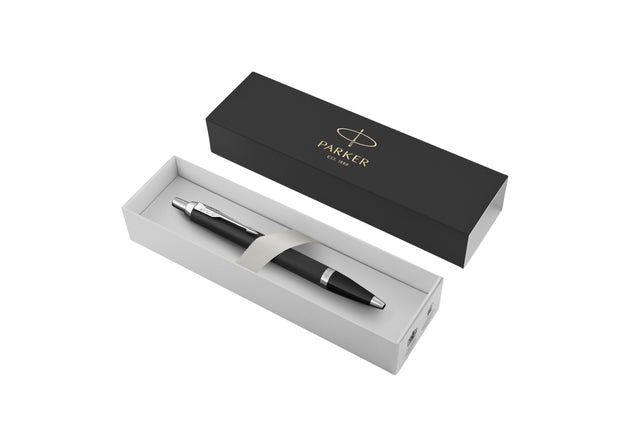 Balpen Parker IM CT M mat zwart