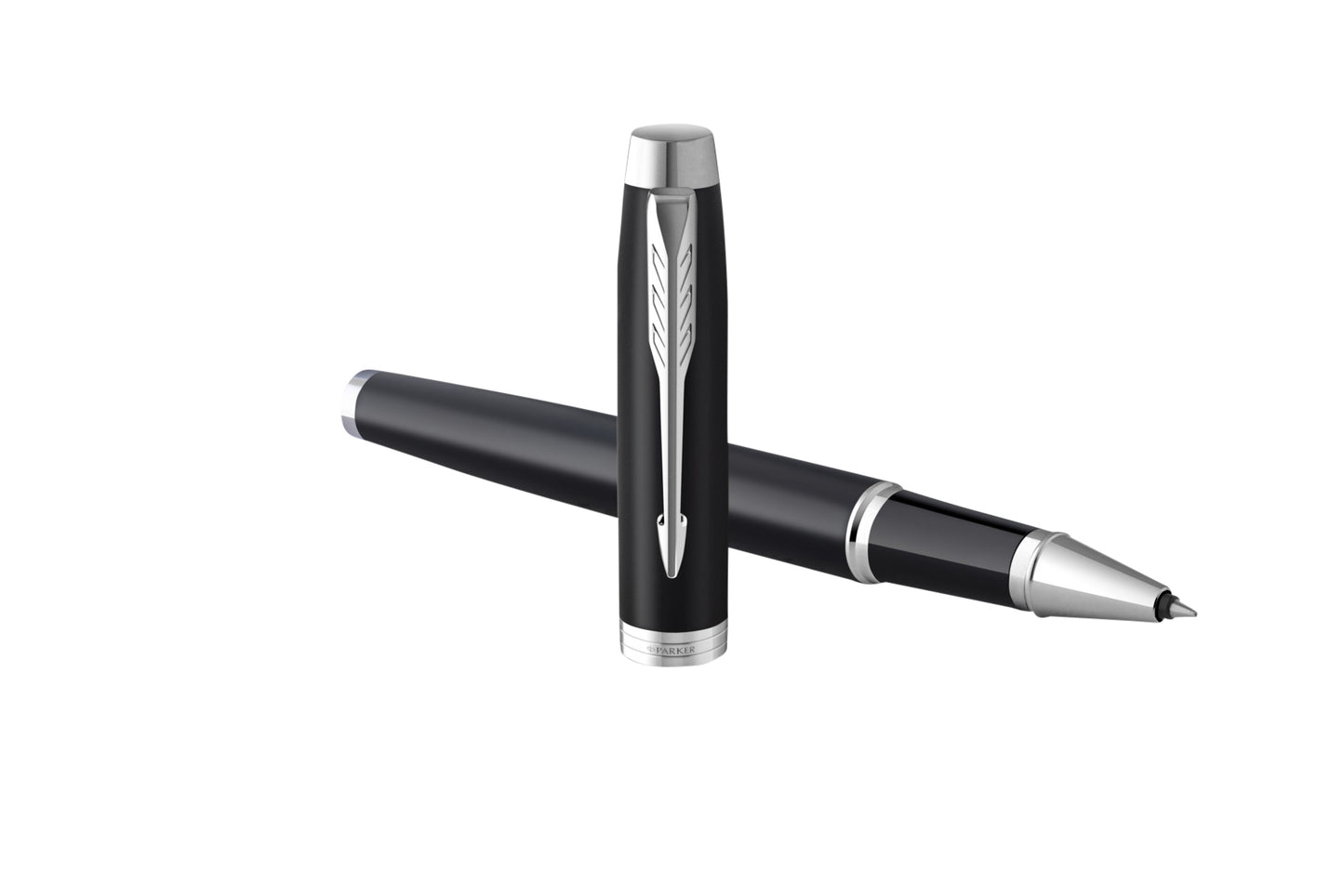 Parker IM CT Mat Zwarte Rollerballpen met goudaccenten