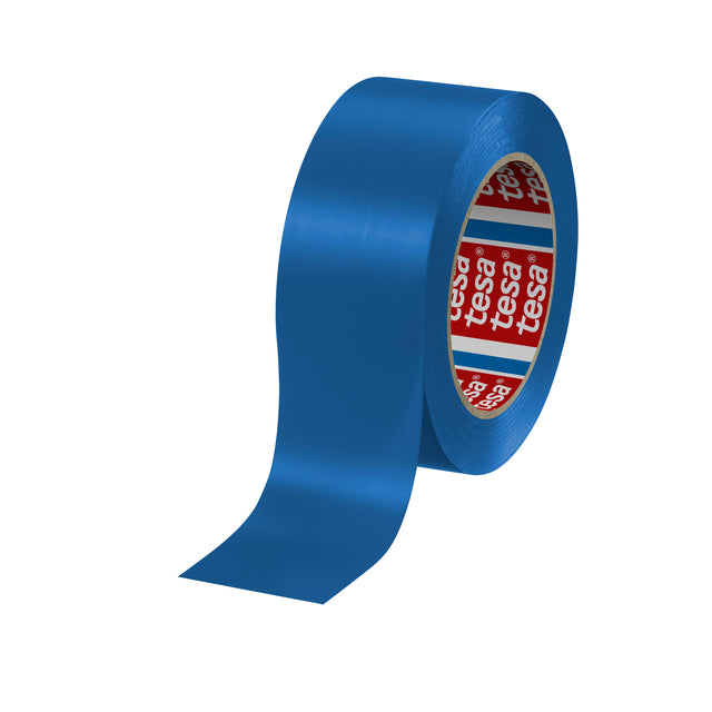 Tesa Flex Vloermarkeringstape 50mmx33m Blauw, duurzame vloermarkering