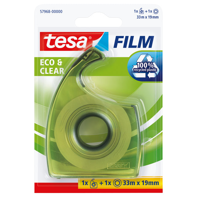 Milieuvriendelijk Plakband Tesafilm® Eco & Clear 33m x 19mm