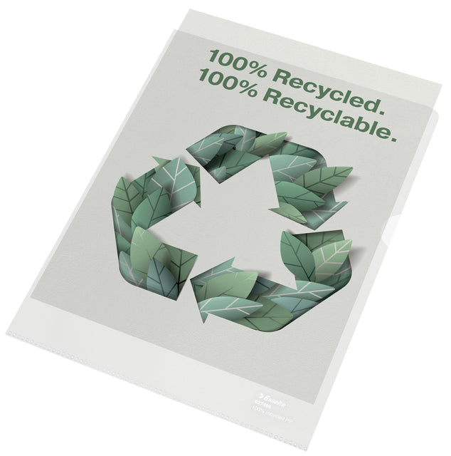 Esselte A4 gerecyclede transparante zichtmap - 4