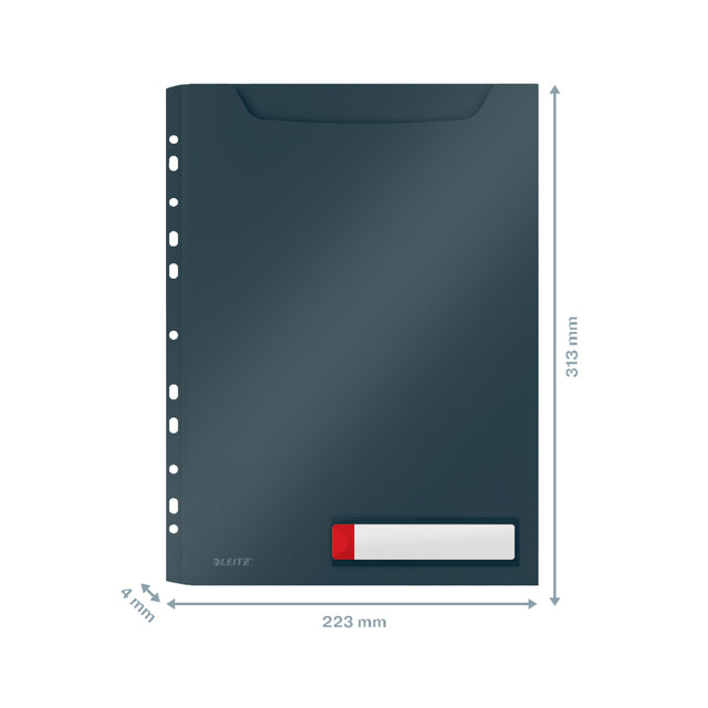 Leitz Cosy Harmonica A4 PP Perforatie Map Grijs - 3