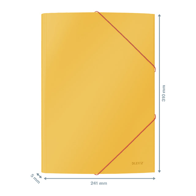 Leitz WOW A4 3-kleppensmap, geel - 3
